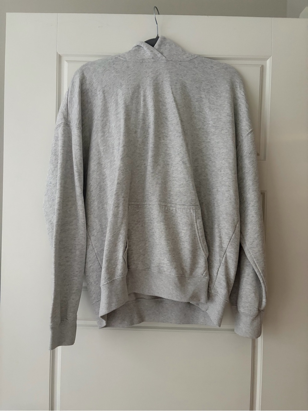 Hollister co Women's Grey Pullover Hoodie Sweater